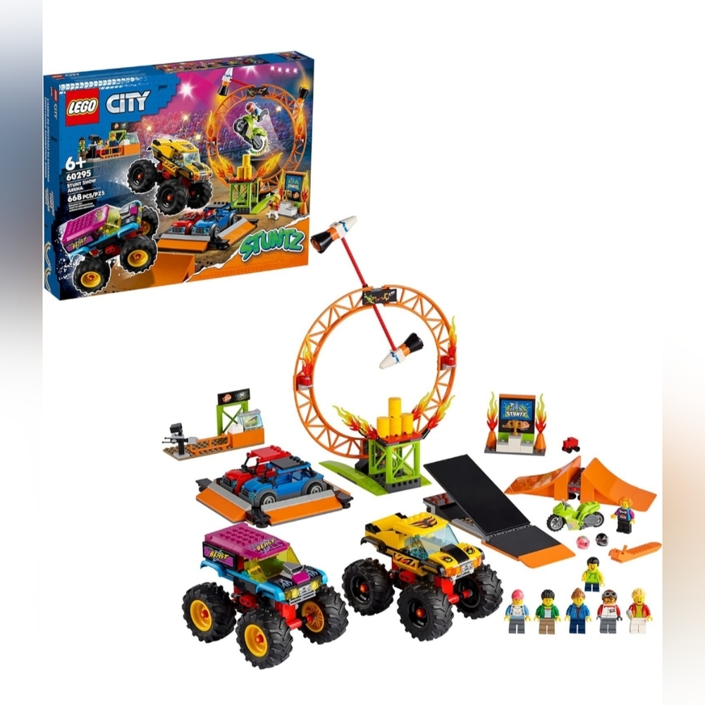 Lego City 60295 Stunt Show Arena Stuntz Building Set NWT